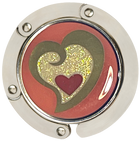 Heart in Heart Hang'em High® Foldable Purse Hanger
