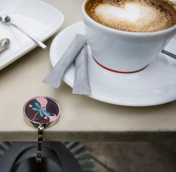 Dragonfly Hang'em High® Foldable Purse Hanger