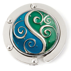 Aqua Swirl Hang'em High® Foldable Purse Hanger