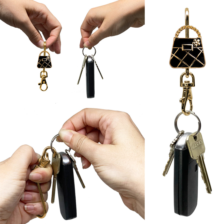 Gold & Black Purse Finders Key Purse®