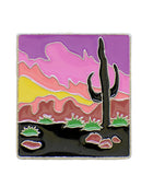 cactus accessories, cactus keychain, sunset keychain, sunset accessories 