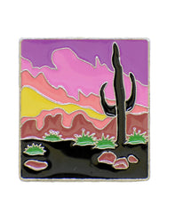 cactus accessories, cactus keychain, sunset keychain, sunset accessories 