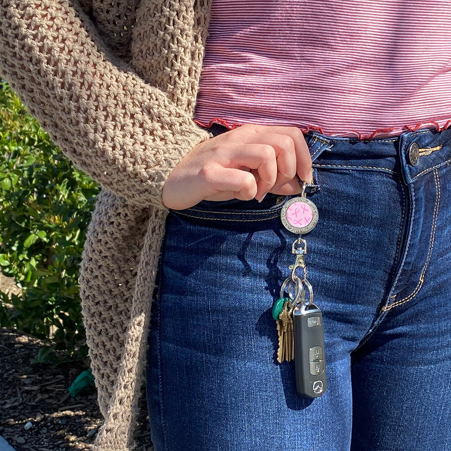 Breast Cancer Awareness BLING Finders Key Purse®