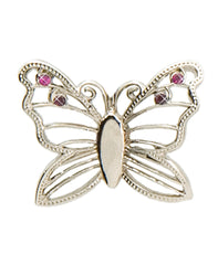 Silver Butterfly Finders Key Purse®