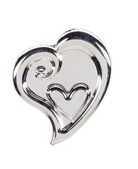 Silver Heart in Heart Finders Key Purse®