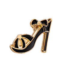 Gold & Black Shoe Finders Key Purse®