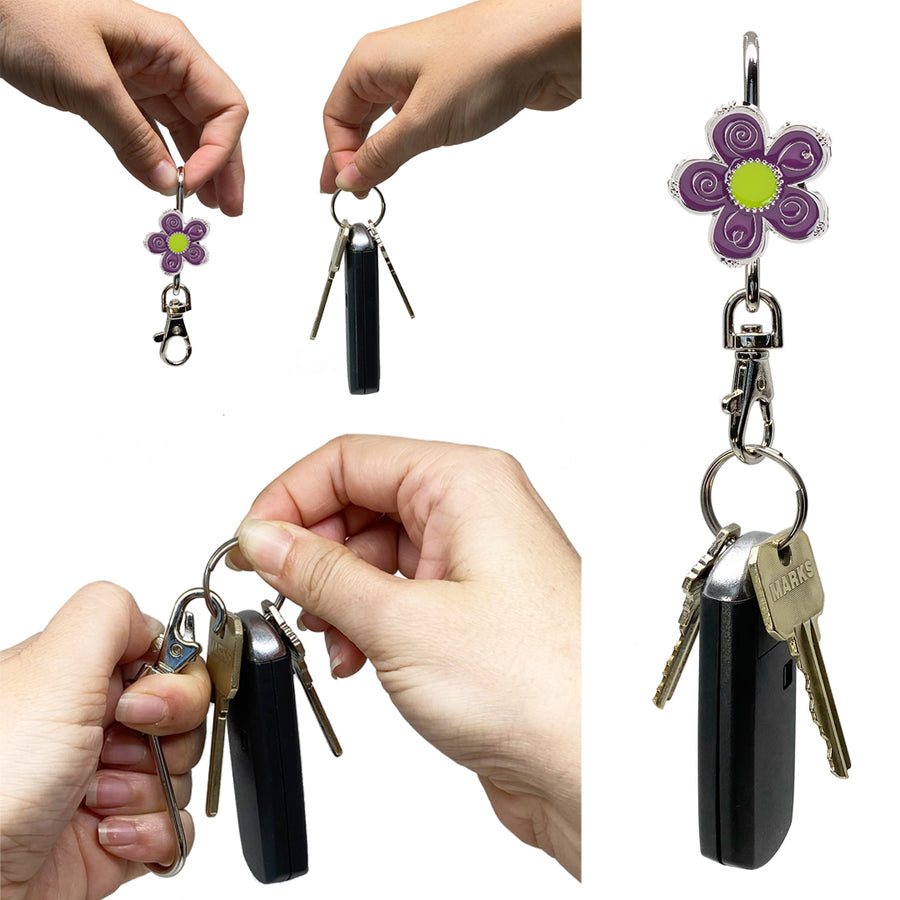 Purple Petals Finders Key Purse®