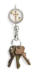 cross keychain, cross bling keychain, cross accessories, bling accessories, bling keychain