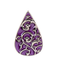 Violet Teardrop Finders Key Purse® - LOW STOCK